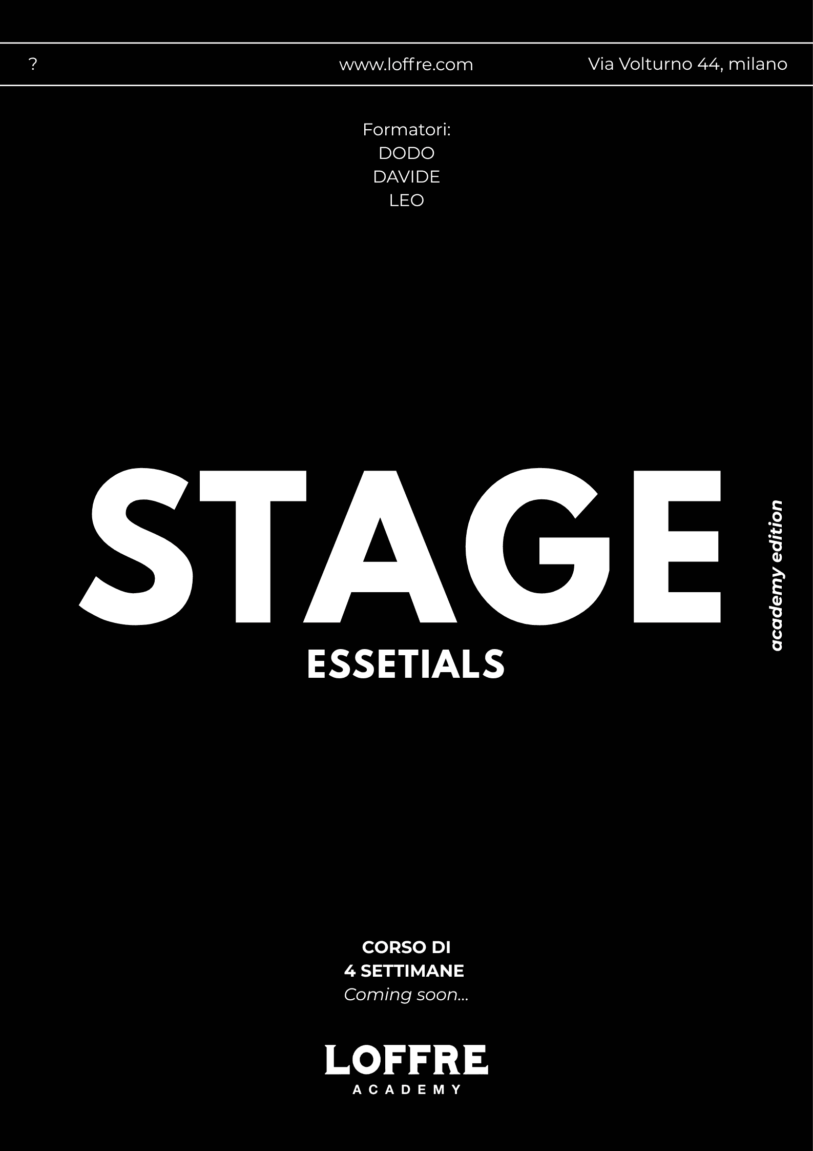 Stage Essentials